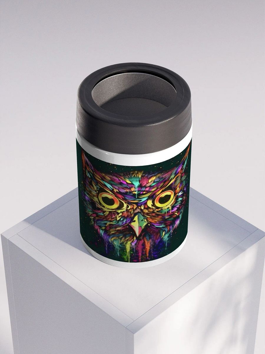 Drippy Owl Stainless Steel Koozie product image (3)