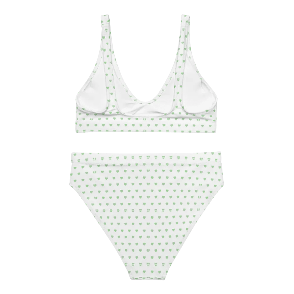 Pastel Heart Seamless Pattern High Waisted Bikini - V7 product image (5)