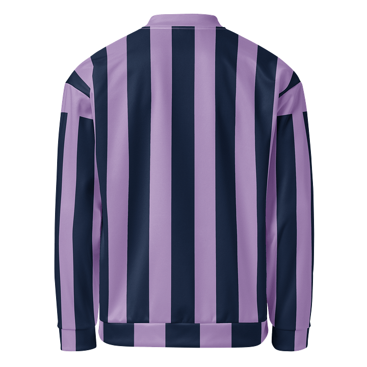 Unisex Gem Striped Bomber Jacket product image (2)