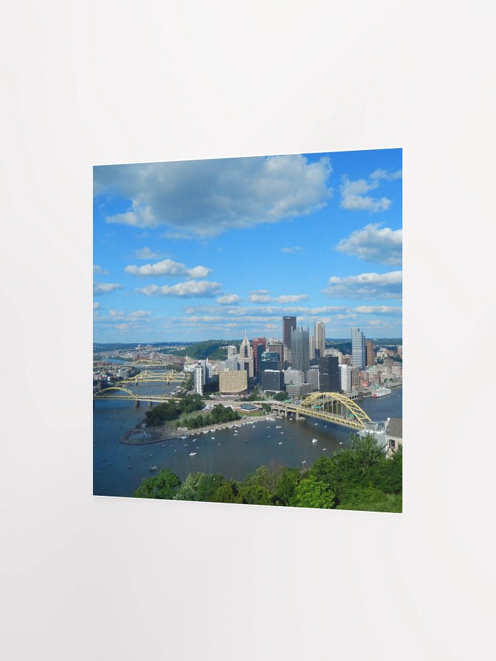 Pittsburgh - downtown with clouds - Print/Poster product image (2)
