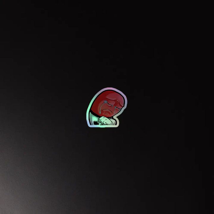 Sad - Sticker Olografico product image (2)