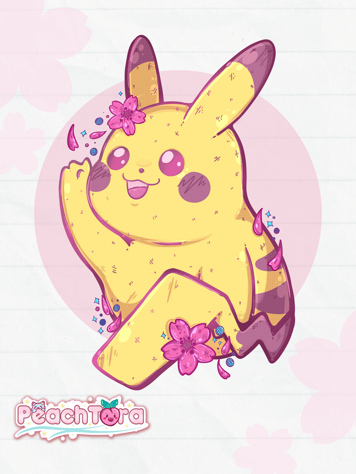 Sakura Pikachu 🌸🌸 (Pixie Dust) product image (1)