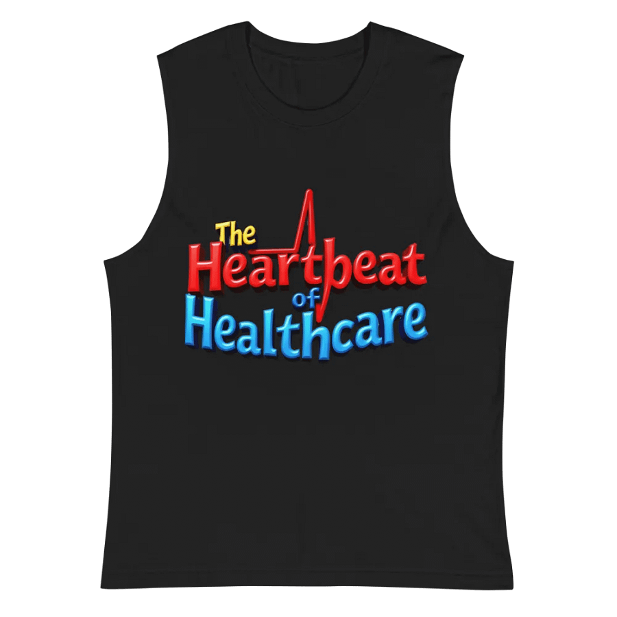 Healthcare Heartbeat Muscle Tank product image (3)