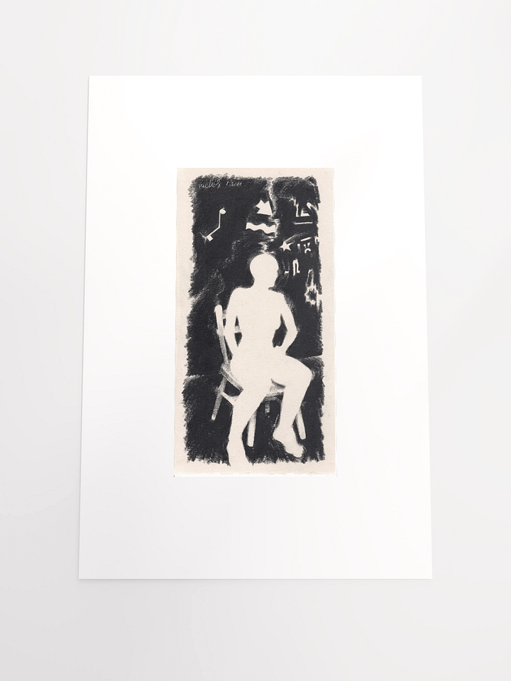 Seated Woman in Black 01.03.89 print product image (2)