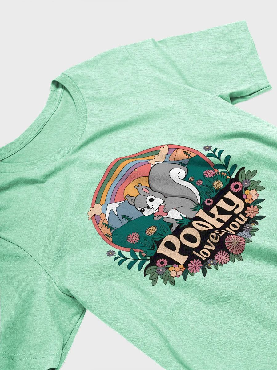 Supersoft and lightweight tee: Pooky loves you retro product image (3)