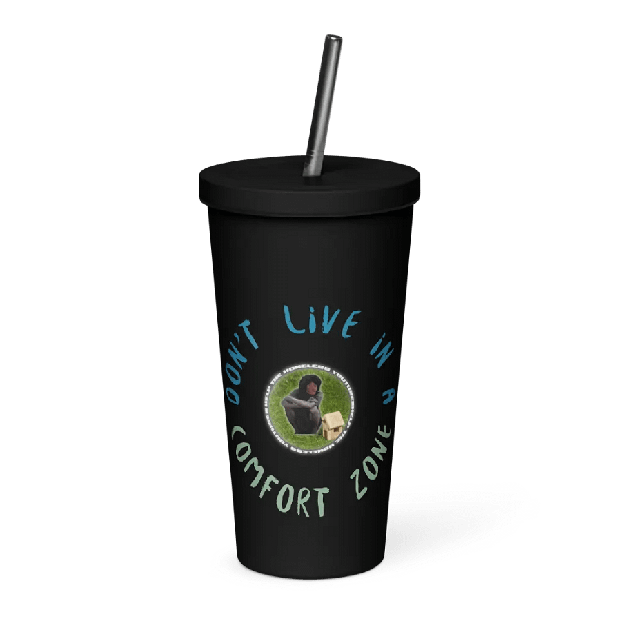 Homeless Vibrant Insulated Tumbler: Escape the Comfort Zone product image (1)