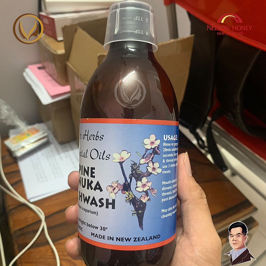 Nước súc miệng mật ong Manuka Nelson Honey Alpine Manuka Mouthwash 500ml product image (5)