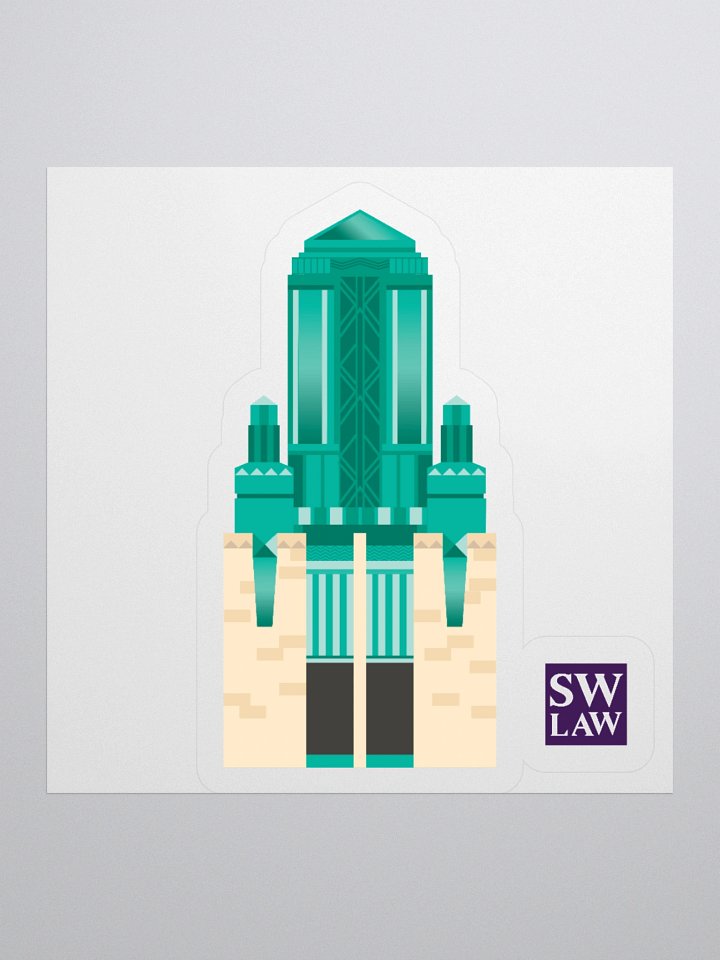 BW Tower Illustration- Sticker product image (3)