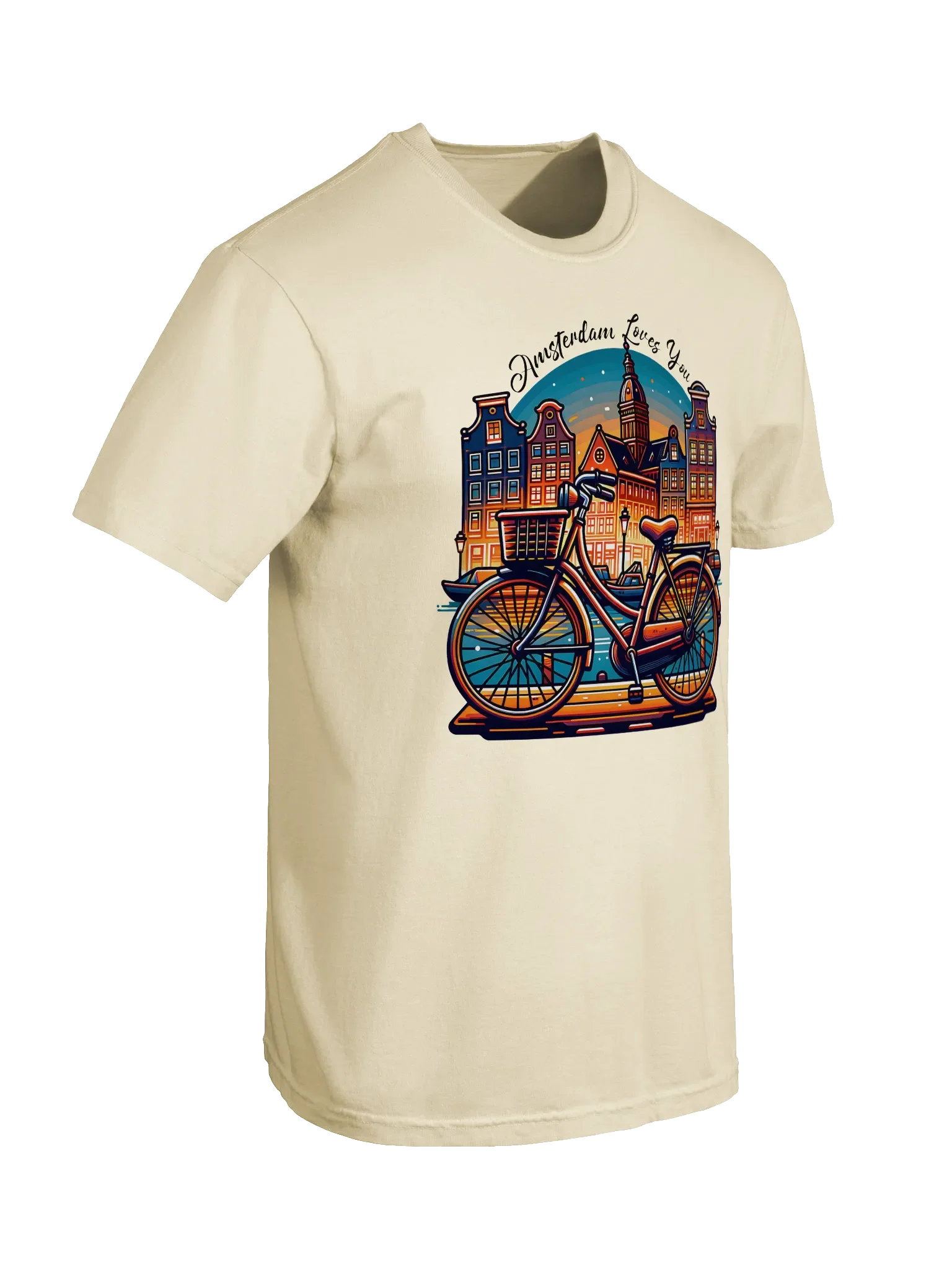 Amsterdam Loves You Relaxed Fit Unisex T-Shirt product image (4)