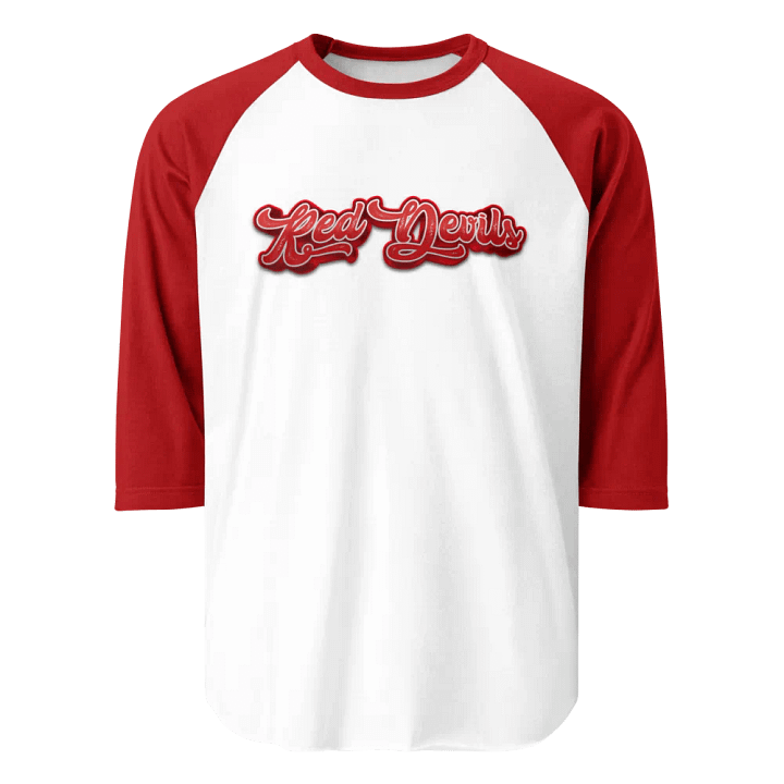 Red Devils Varsity Raglan product image (1)