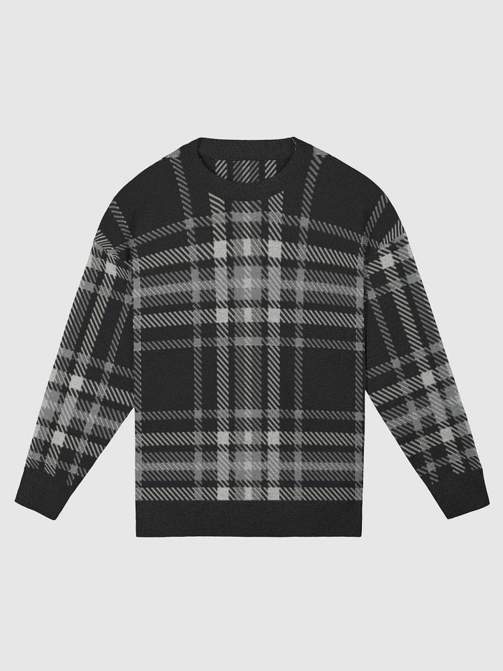 Lines Pattern - Knitted Crewneck Sweater Relaxed Fit product image (1)