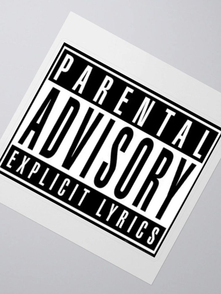Parental Advisory Explicit Lyrics sticker product image (2)