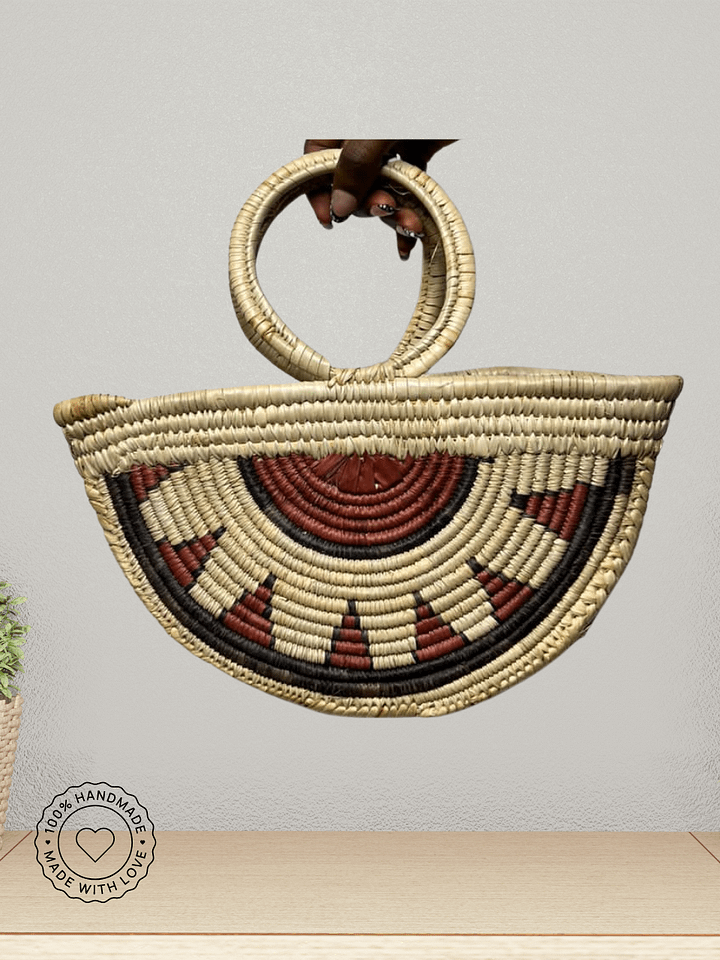 Hand Crafted Rafia Bag by Ankara Folktale product image (1)