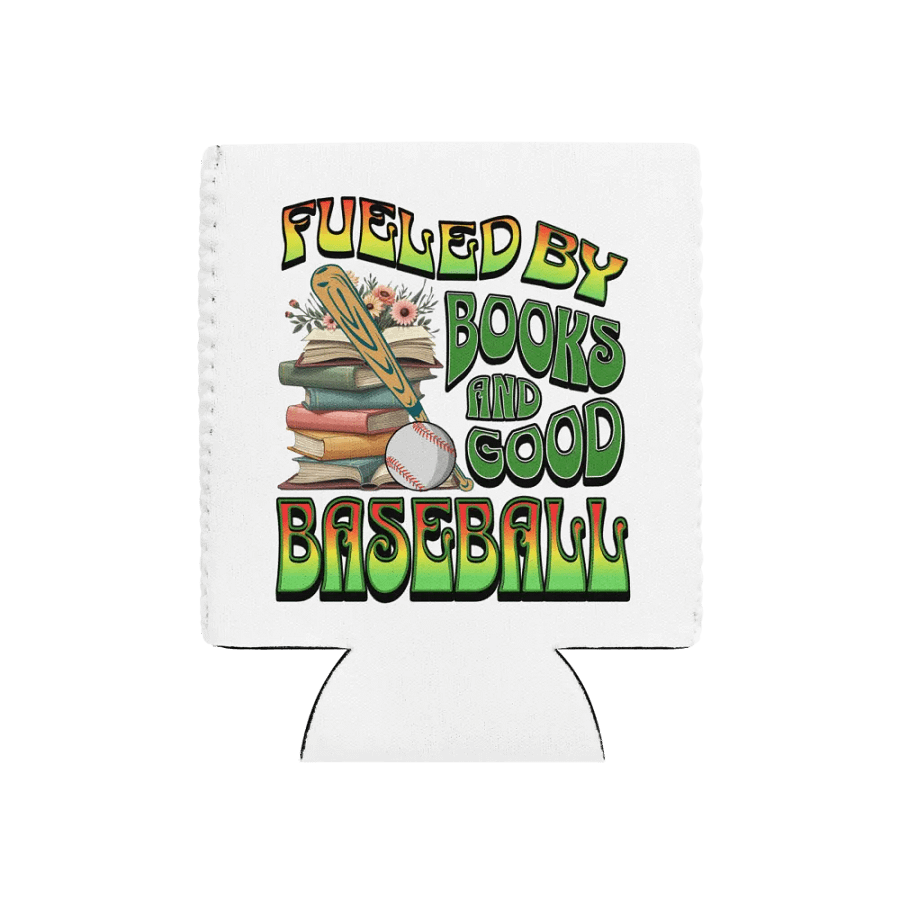 Fueled By Books And Good Baseball Literary Ballgame Can Cooler product image (1)