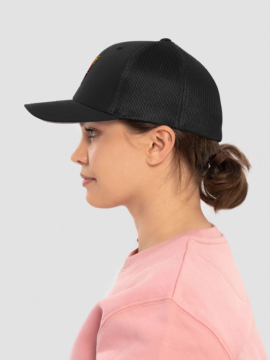 Fluid Fusion Trucker Hat - Wave at Sunset product image (25)
