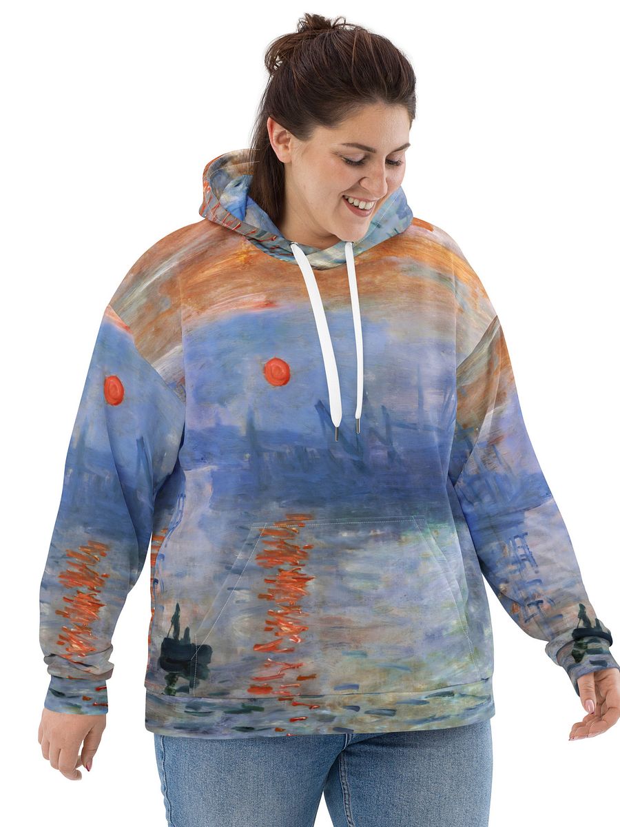 Sunrise All-Over Print Recycled Unisex Hoodie product image (3)