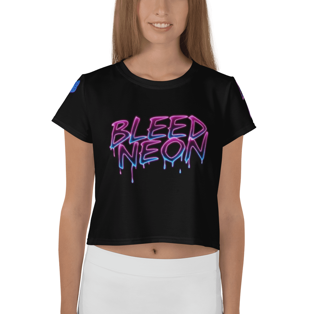 Bleed Neon Crop Graphic Tee product image (1)
