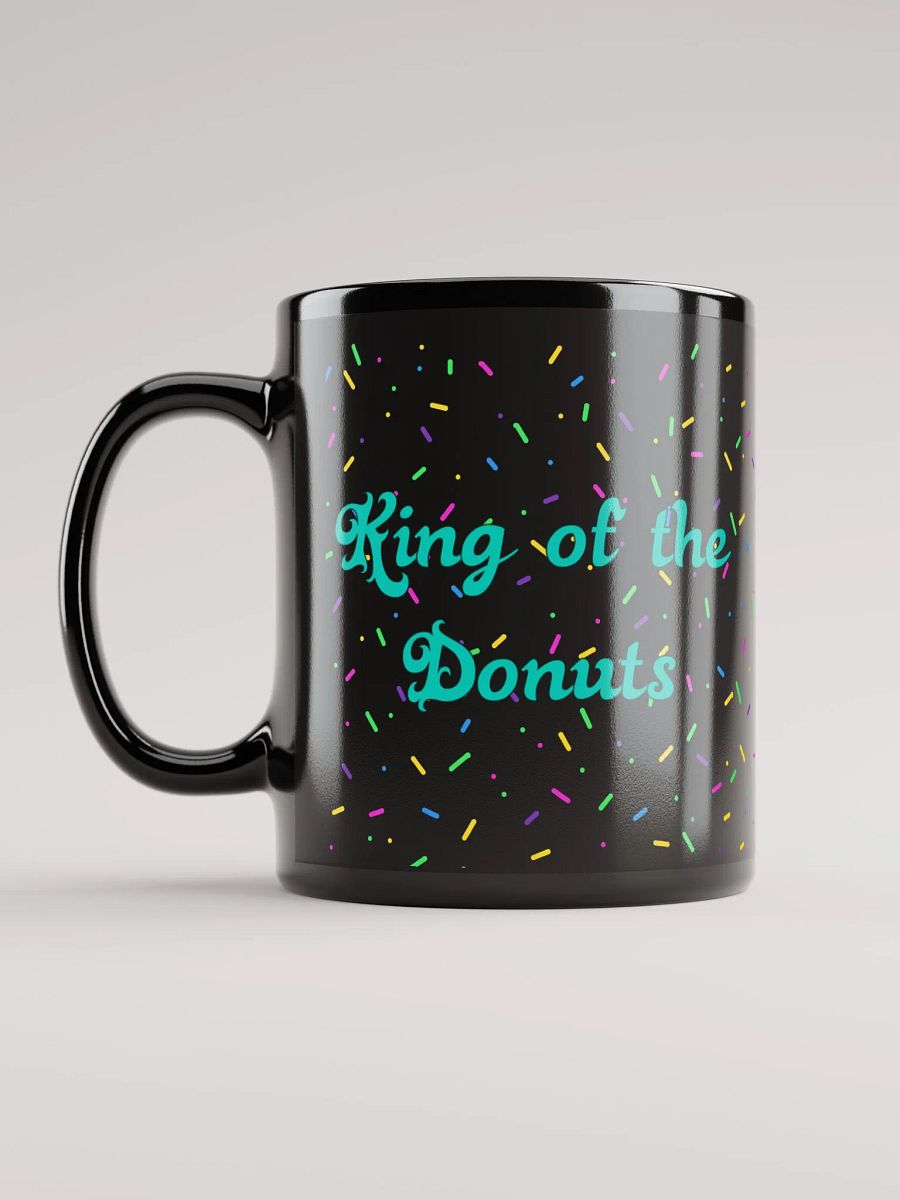 King of the Donuts Black Mug product image (12)