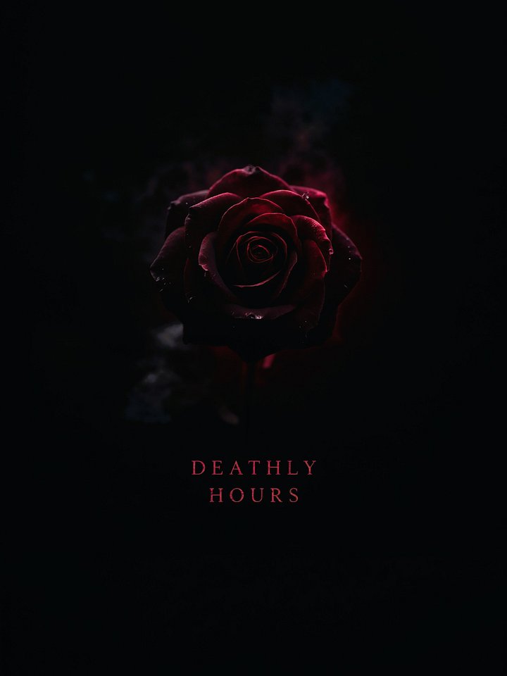 Deathly Hours Rose Phone Wallpaper product image (1)