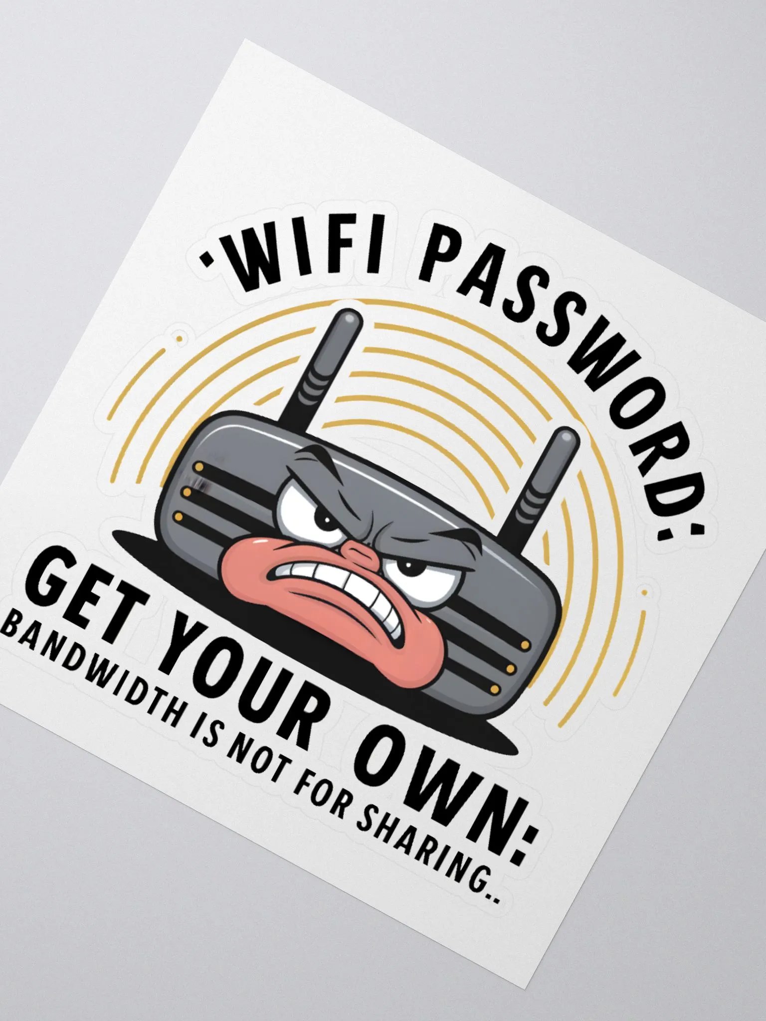 Wifi Password Sticker product image (6)