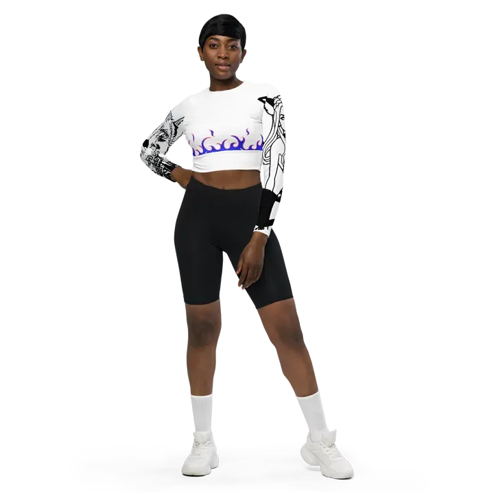 Flame Fusion Recycled Crop Top product image (1)