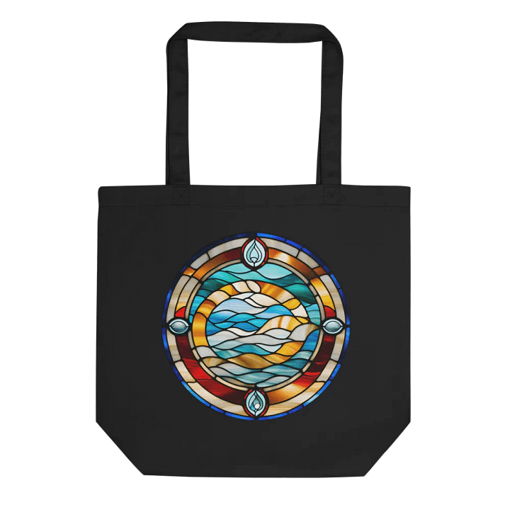 Spiritual Aquarius - Unique Tote Bag Design - Circle Energy product image (1)