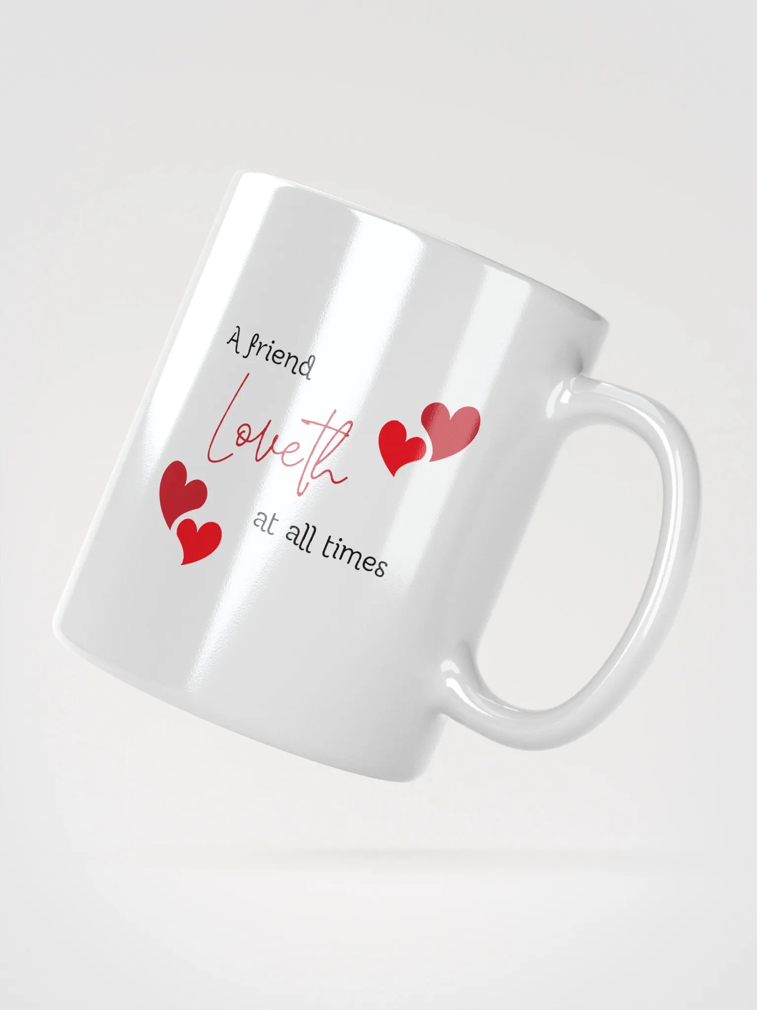 A Friend Loveth at All Times Mug product image (2)