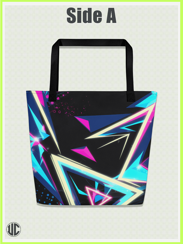 UnkoCon – Electric '80s Neon Tote Bag product image (1)
