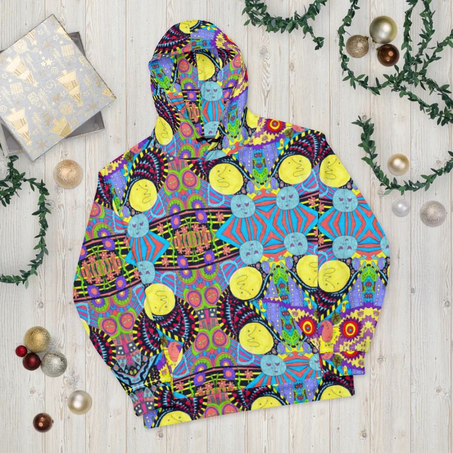Abstract Dream Fantasy Design Unisex Pull Over Hoodie product image (10)