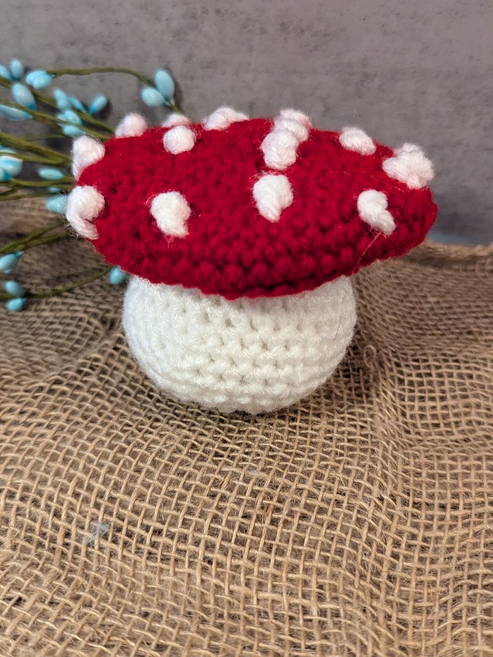 Pop Fidget Mushroom - Red/White product image (1)