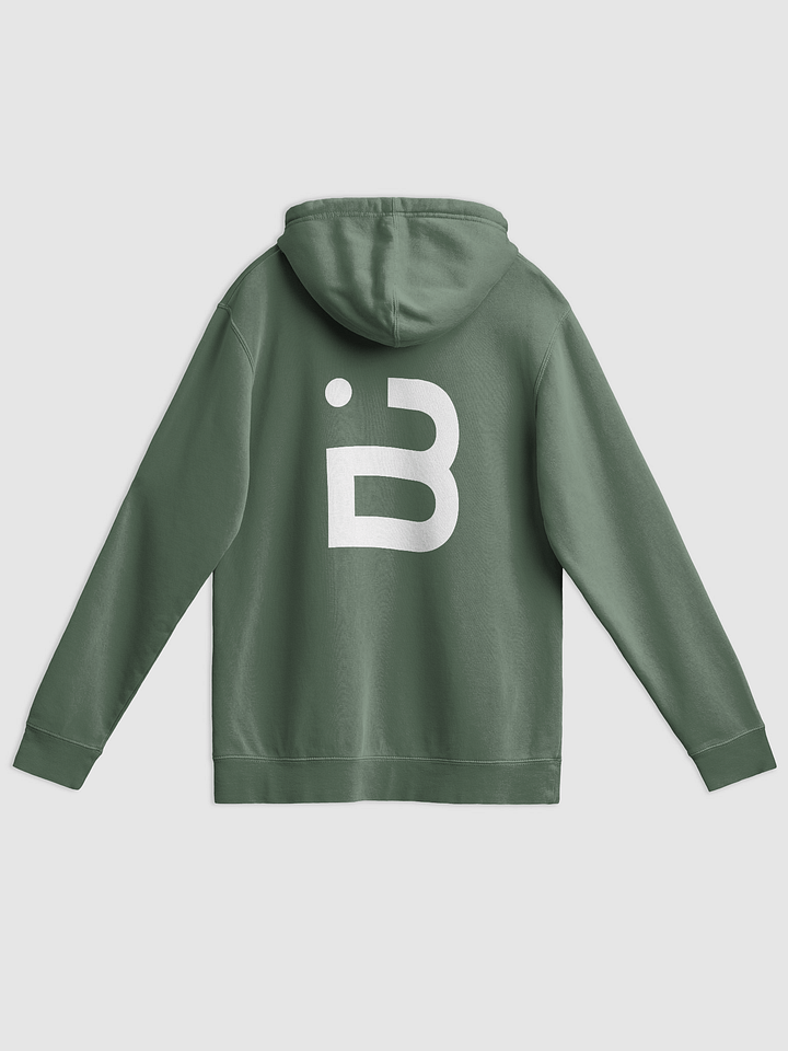 BUIII Originals Logo White Premium Vintage Hoodie product image (2)