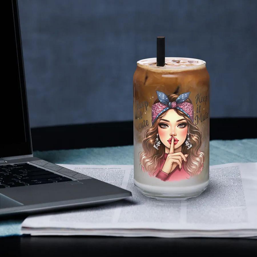 Keep It Cute Cup With Lid And Straw product image (3)