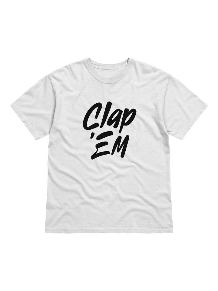 Clap Em Tee - White / Black product image (1)