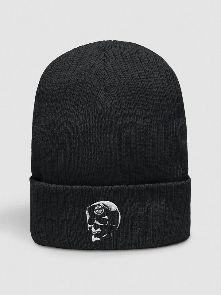Skull Beret Subdued Beanie product image (3)