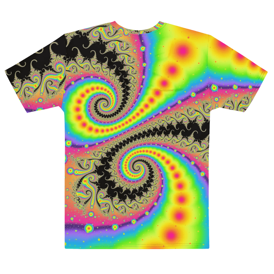 Fractal men's T-shirt - Pink Lemonade and Candy Twists product image (6)