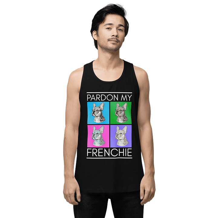 Pardon My Frenchie Men's Tank Top product image (8)