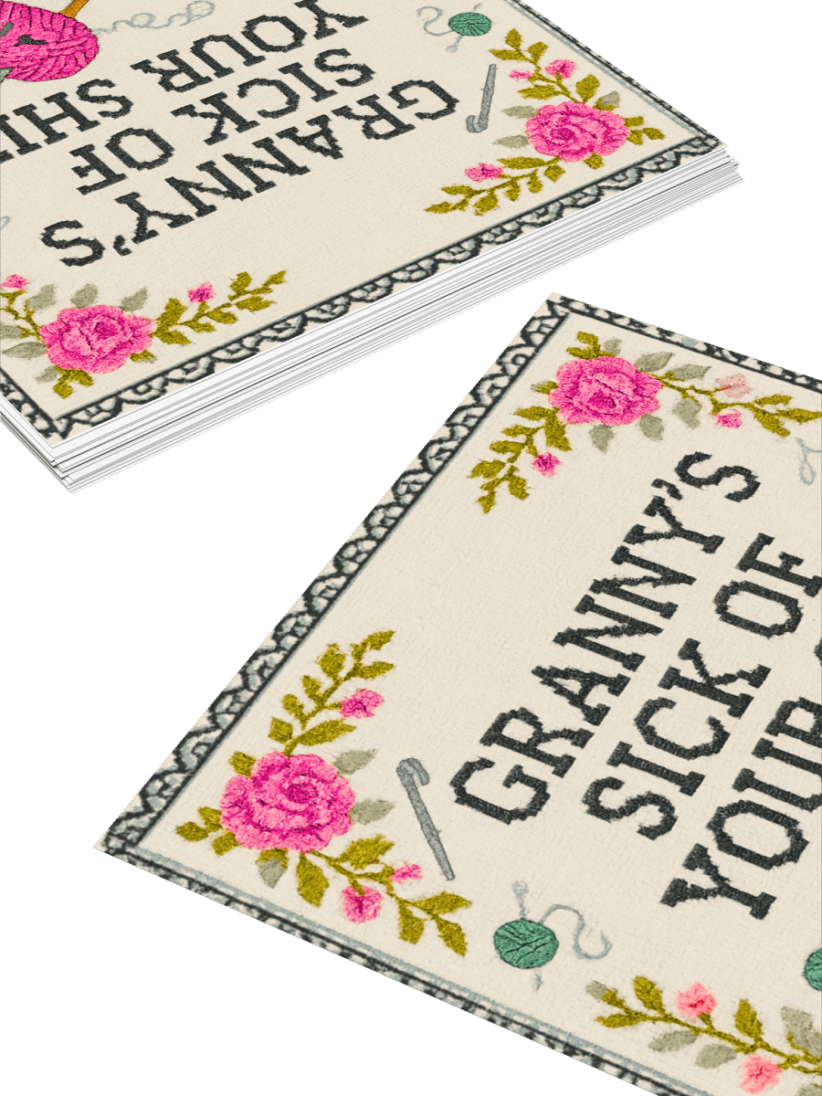 Granny’s Sick of Your Shit – Hooker Mom™ Sticker product image (4)