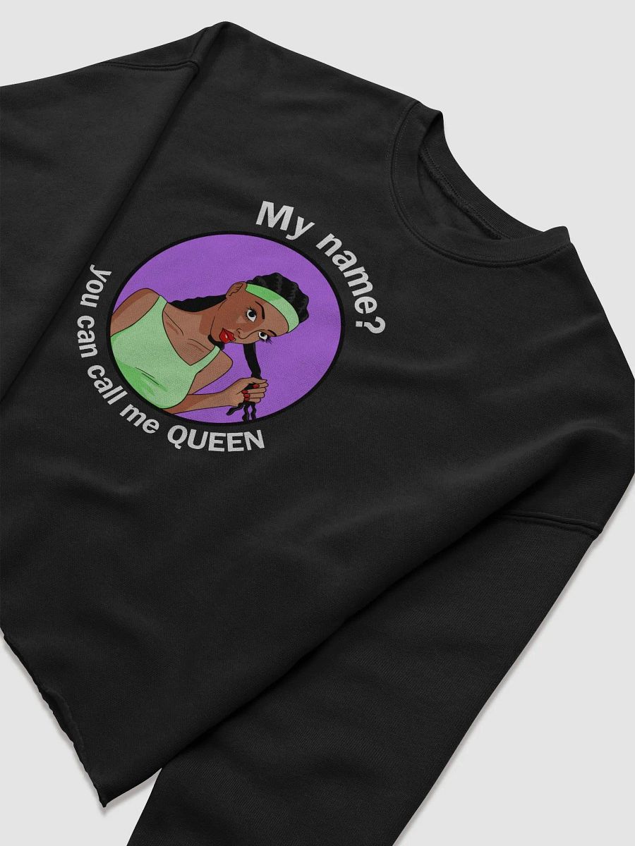 You Can Call Me Queen - CROP sweatshirt, raw hem product image (7)