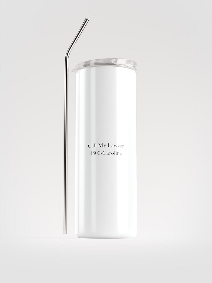 "Call My Lawyer" Stainless Steel Water bottle product image (1)