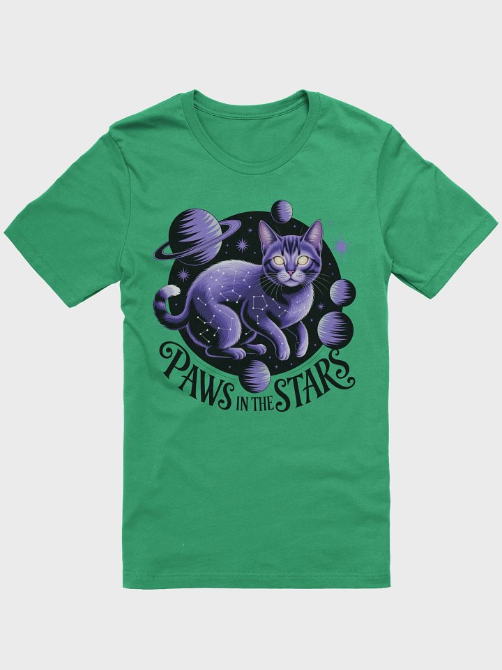 Celestial Feline Glow T-Shirt product image (2)