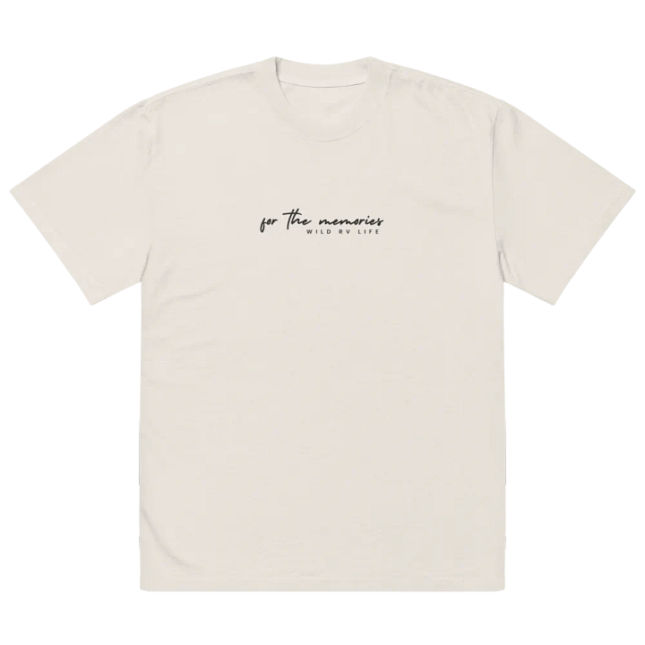 Premium "For The Memories" Oversized T-Shirt product image (2)