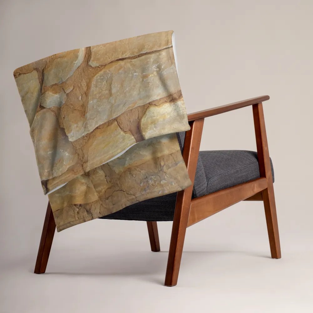 "Choco" Stone Wall Throw Blanket product image (4)