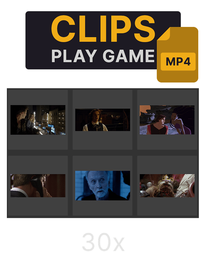 Clips: I want to play a game... (30x) product image (1)