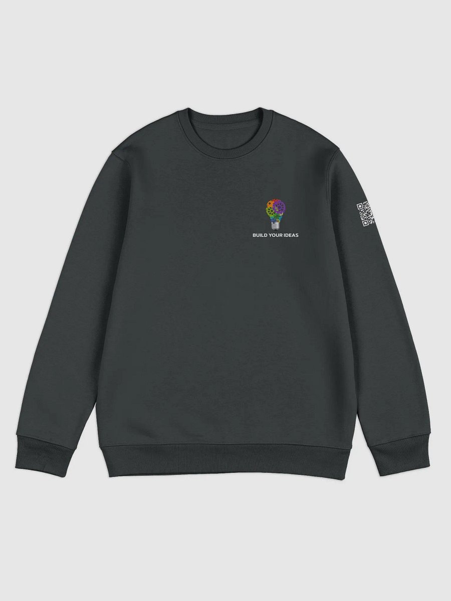 Build Your Ideas Crewneck Sweatshirt Black product image (1)