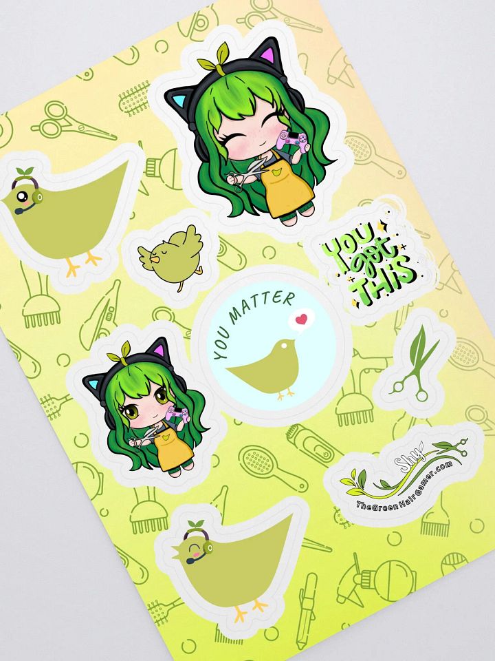 Green Sticker Sheet product image (1)