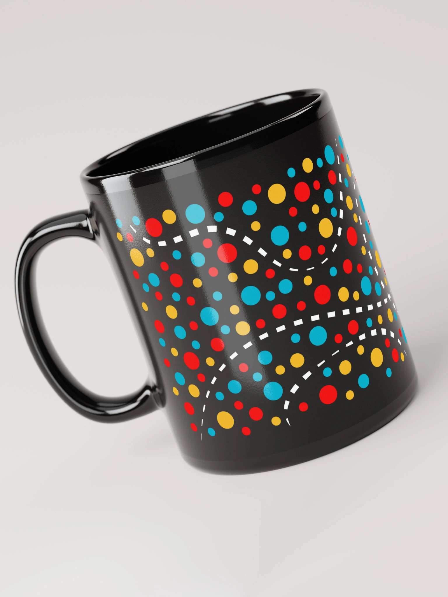 Mug - Dashes & Dots - Black product image (3)