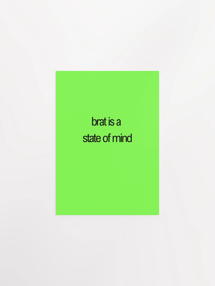 brat is a state of mind green poster product image (5)