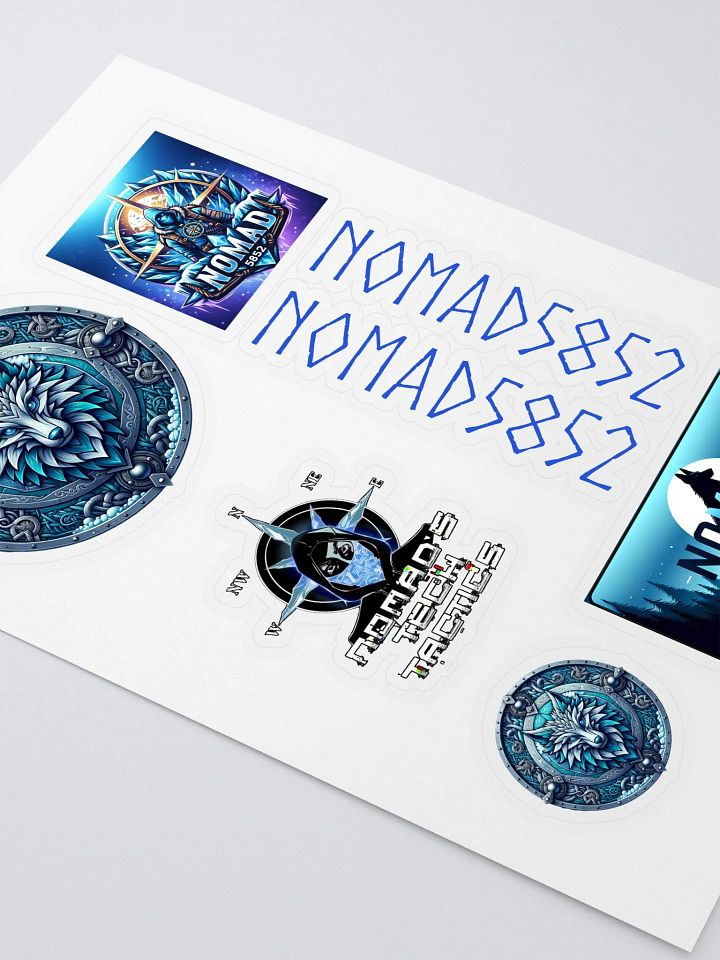 Mystic Wolf Shield Sticker Sheet product image (2)
