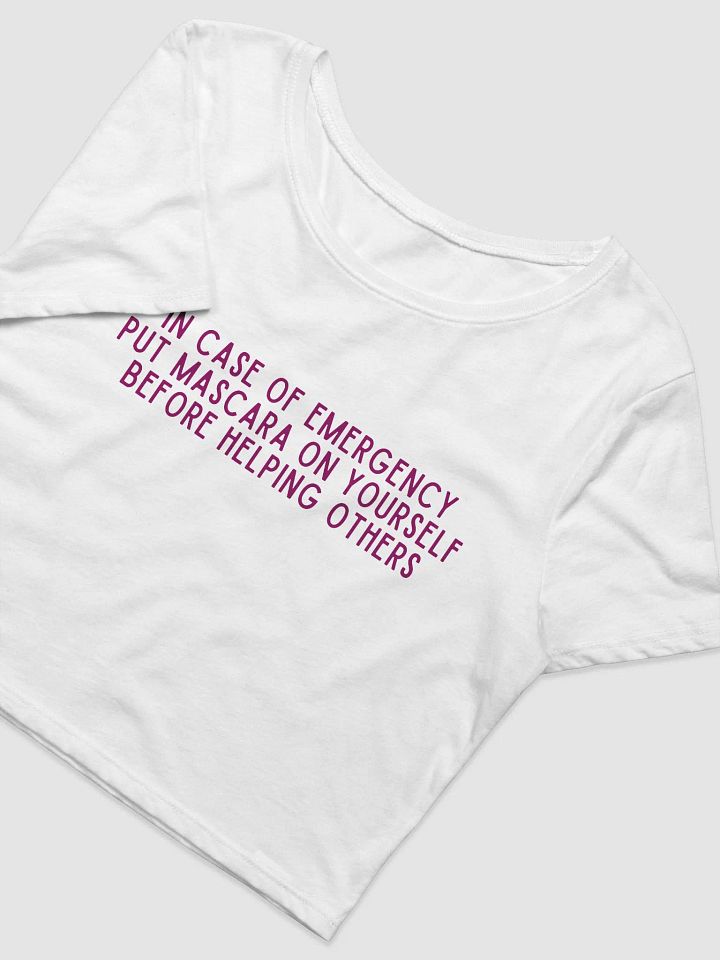 In Case Of Emergency Crop Tee product image (9)