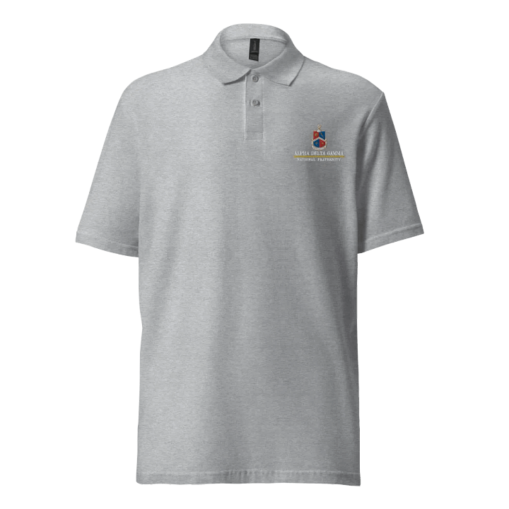 ADG Crest Polo - Grey product image (1)
